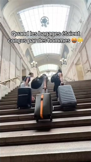 On devrait peut-être laisser les femmes faire les sacs 😅 #sac #voyage #valise #routard #traveling