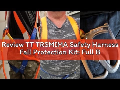 Review TT TRSMIMA Safety Harness Fall Protection Kit: Full Body Roofing harnesses with Shock Absorbi