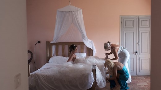 wedding dress malfunction