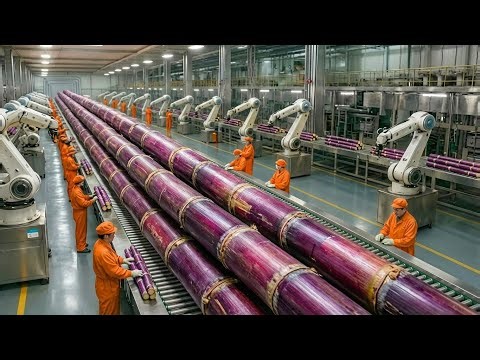 Inside A Sugar Cane Factory: From Fresh Sugar Cane To Premium Sugar (Full Process)