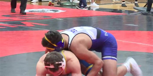 Hononegah's Kurt Smith finishes 8th in the 170 lb weight class