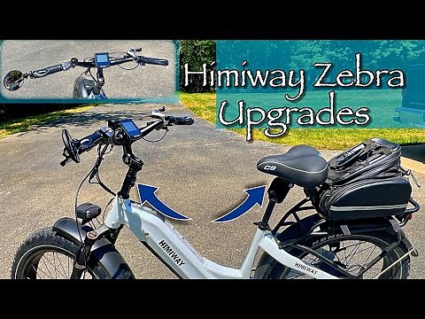 Himiway Zebra Upgrades for daily riding - Tinkering Turtle