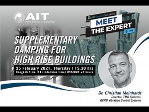 MEET THE EXPERT – Dr. Christian Meinhardt, Director, TMD Systems, GERB Vibration Control Systems
