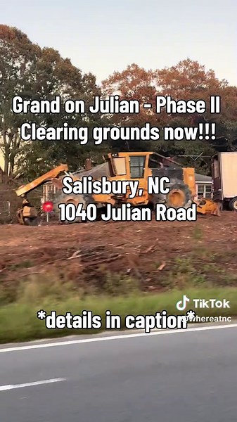 You asked, I answered! 🕵🏻‍♀️ The construction going on directly across the road from the new Chick-fil-A off Julian Rd exit is…… The Grand on Julian II a new apartment development at 📍1040 Julian Road. The original city approval was for 212 apartments, while the contractor now says they’re building 208 units. The project sits on about 12 acres and construction has officially broken ground. It’s Phase II of The Grand on Julian development, right in the rapidly growing Julian Road/I-85 area. 🔎