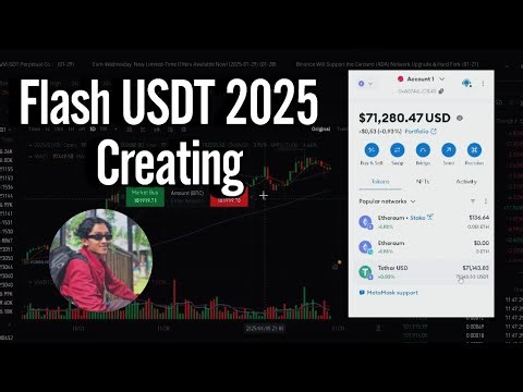 How to create your own Flash token on ERC20/TRC20 networks | usdt flash trc20