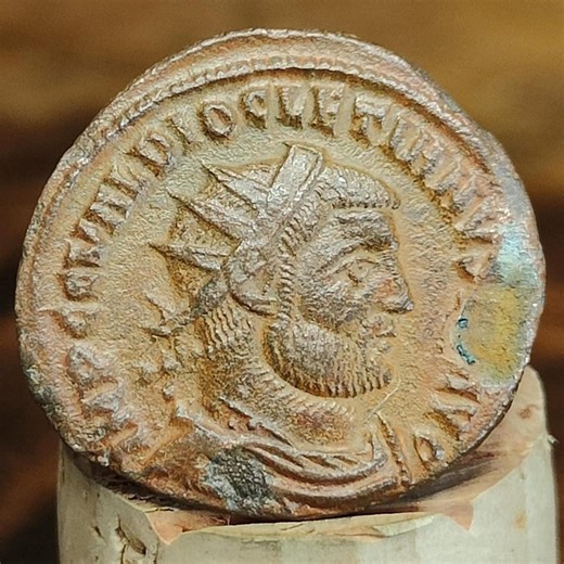 Diocletian Roman Antoninianus With Jupiter Reverse, Ancient Double Denarius Coin - Etsy