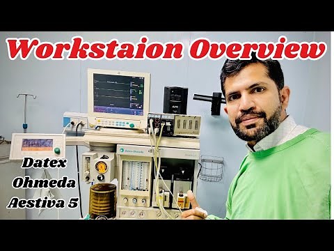 GE Datex Ohmeda Aestiva 5 | Anesthesia Machine explain | Self test and operation guide | Biomed Dude