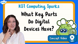 What Key Parts Do Digital Devices Have? | Digital Sparks KS1 Computing Concept Video