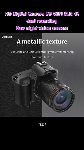 HD Camera D5 WiFi SLR 4K Dual Recording New Night Vision Camera