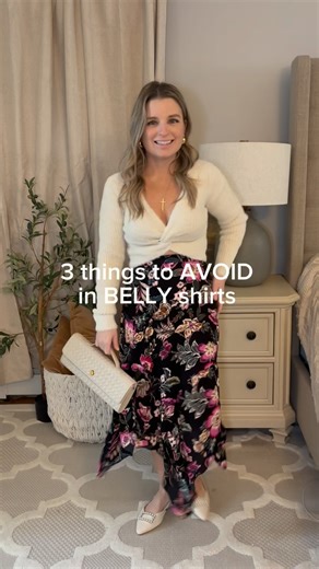 Trudy Lynn Linton on Instagram: "3 things to avoid in belly shirts (based on my personal preference) ⭐️ belly tops with the entire belly button showing/ I love this top paired with the high waisted skirt, you can see the midriff area, but the entire focus is not there. ⭐️ belly tops that are overly tight- tight crop tops that cling too much can emphasize areas you may not want to draw attention to, such as love handles or muffin top. These can also be uncomfortable, especially if they cut into y