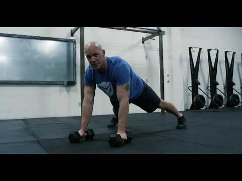 Dumbbell One Arm Row To Push-up - How To