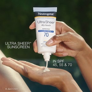 Get sun right with an SPF from Ultra Sheer® that fits your skin. | Neutrogena