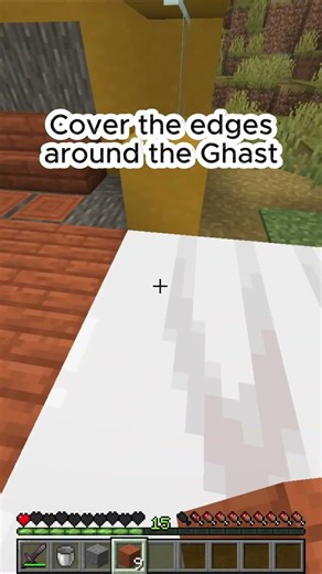 Minecraft Invisible Base Entrance #minecraft #minecraftshorts #gaming