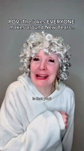 #pov Jokes EVERYONE makes around New years.. #skit #relatable