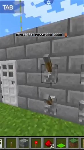 I Built a Door That NO ONE Can Break! 🔒 (Minecraft Password Door)" #minecraft #builds #shorts