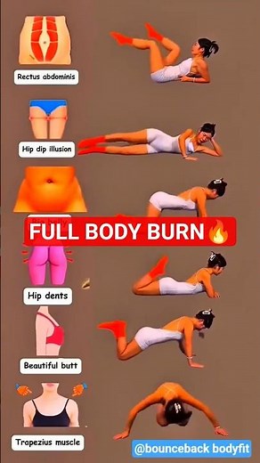 Easy Full Body Workout at Home | No Equipment Needed! 🔥 #fitness #homeworkout