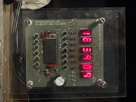 Optoelectronics KIT 850 Vintage LED Clock Repair