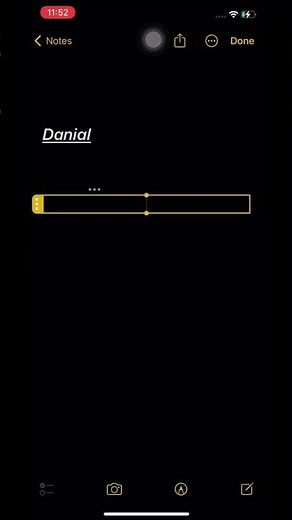 iPhone notes app work as mini excel sheet #shorts