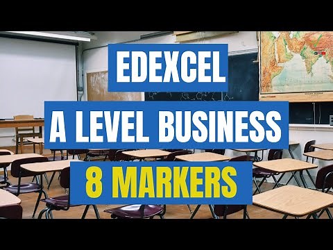 How To Answer 8 Mark EDEXCEL A Level Business Questions ✅ WITH AN EXAMPLE - A Level Business