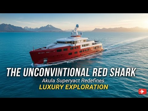 Inside the Red Shark: The Unconventional and Beastly Akula Superyacht Redefines Luxury Exploration