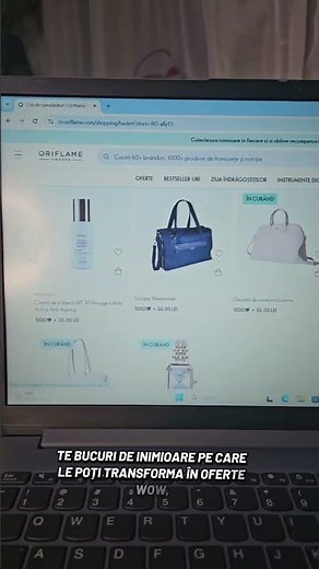 Order online directly from oriflame.ro. This is how you create an account quickly and easily!
