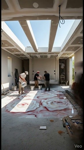 White Rose Resin Hanging Bed | Romantic Luxury Interior Design