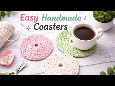 DIY Macrame Tea Coaster | Easy Tutorial For Beginners - Learn How To Make It