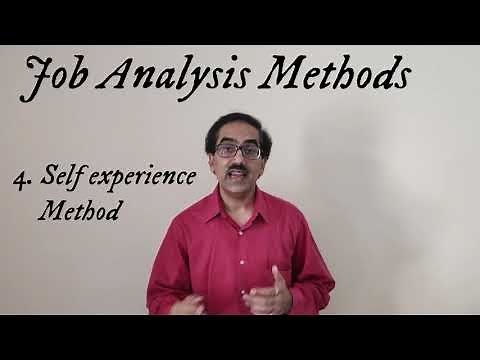 Job Analysis Methods