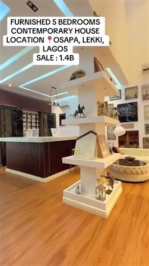 FURNISHED 5 BEDROOMS CONTEMPORARY HOUSE LOCATION 📍OSAPA, LEKKI, LAGOS FEATURES: All rooms en-suite Swimming pool Serene and Calm Environment Ultra Modern Exterior Superb And Modern Interior Security WiFi Close Proximity to Malls, Schools, Restaurants, Lounges Clean Water Water Heating System Car Park House keeping SALE : 1.4B(asking) LEGAL: 10% AGENCY: 10% #housetorentinlagosisland #forsale #apartment #houseforrent #fyppppppppppppppppppppppp