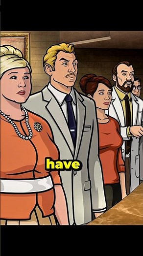 keep standing.#archer #animation #viral #cartoons