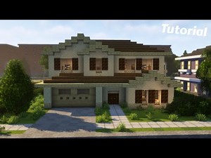 Minecraft: Suburban House Tutorial (#14)