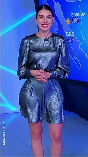 Amazing Tamara V Presents Weather Mexico #weatherforecast #weatherreport #weathergirl #beauty