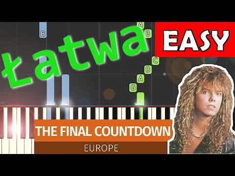 🎹 The Final Countdown (Europe) - Piano Tutorial (EASY) 🎵 SHEET MUSIC 🎼
