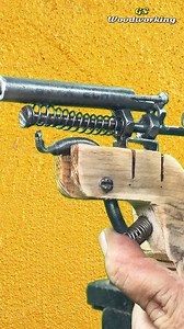 Amazing Simple Barrel Spring Gn #mechanism #diy #metal #craft #reels #fb | GS Woodworking