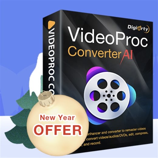 VideoProc Converter AI Lifetime License: 100% off