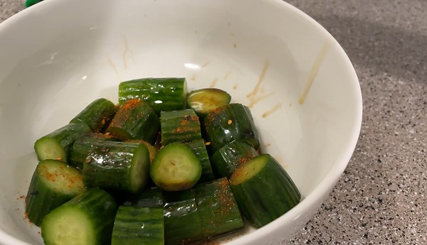 Watch Asian Style Cucumber Dish! on Amazon Live