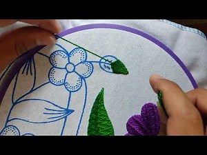 aprende a bordar muy facil y bello