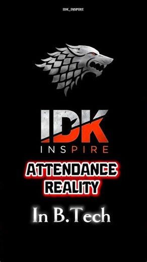 Attendance Reality | Knowledge kanna percentage important 📋