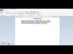 ALINEACION DE TEXTO EN WORDPAD