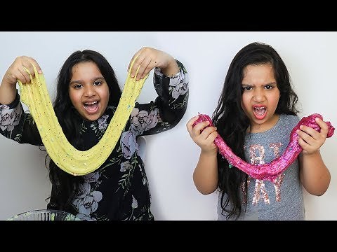 شفا و تؤامتها يصنعوا سلايم !!