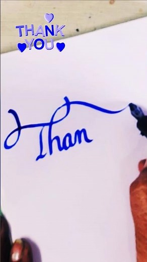 How to Write Thank You in Calligraphy (and why) calligraphy