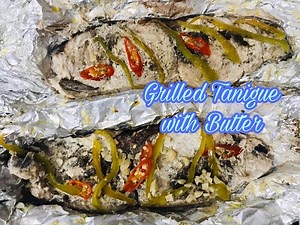 Grilled Fish Tanigue with Butter || Pinoy Recipe || Filipino Food || Salvoro's Recipe