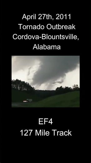 April 27th, 2011 Tornado Outbreak Cordova-Blountsville, Alabama #weather #severeweather #tornado