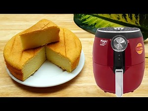 How to Make Soft, Fluffy, and Delicious Sponge Cake Using an Air Fryer | Small Kitchen Corner