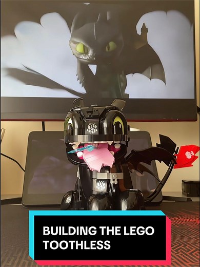 Toothless: The Cutest LEGO Dragon from How to Train Your Dragon