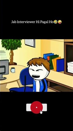 Jab Interviewer Hi Pagal Ho! 🤪 | Funny Job Interviews #comedy #trending #funny #hindi 😅😝