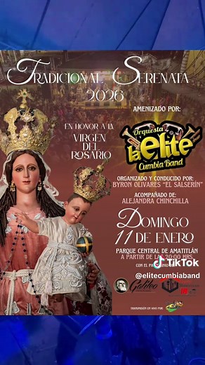 Serenata en Honor a la Virgen Del Rosario en Amatitlán