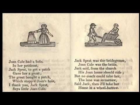 The Original 1873 Jack Sprat Nursery Rhyme