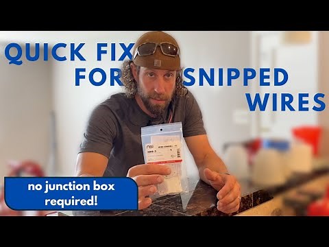 Quick Fix For Damaged Wires | No Junction Box!