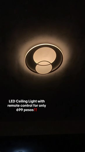 LED Ceiling Light with Remote Control for 699 Pesos